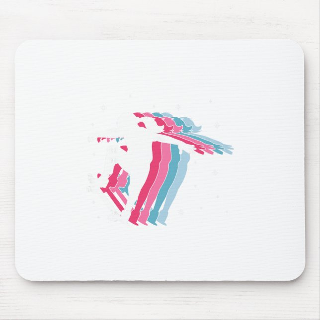 Skater Girl Skateboarder Skateboarding Girls Gift  Mouse Pad (Front)