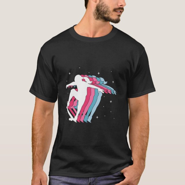 Skater Girl Skateboarder Skateboarding Girls Gift  T-Shirt (Front)