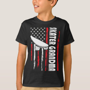 Skater Grandma Funny Skating Skateboarding Dude Us T-Shirt