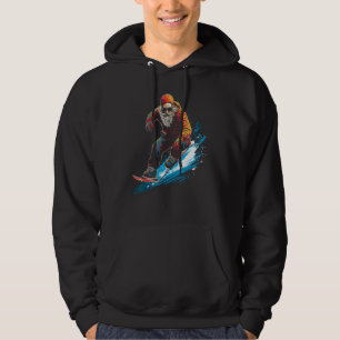 Skater Hockey Christmas Cool Funny Winter Sports G Hoodie