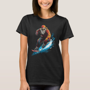 Skater Hockey Christmas Cool Funny Winter Sports G T-Shirt