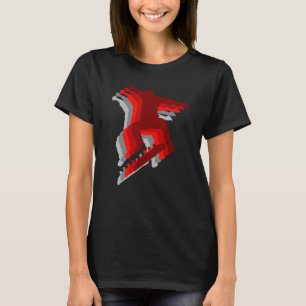 Skater Kick Trick Ollie Flip 3 T-Shirt