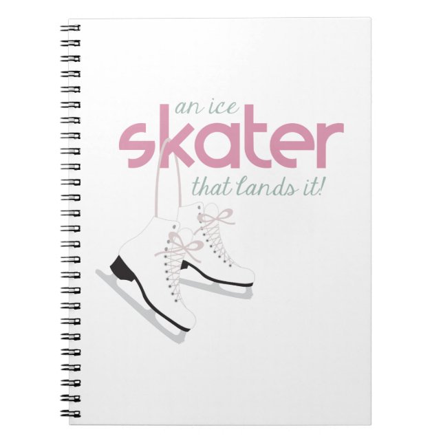 Skater Lands It Notebook (Front)