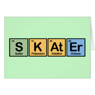 Skater made of Elements