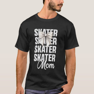 Skater Mom Cute Figure Skating Ice Skating Lover M T-Shirt