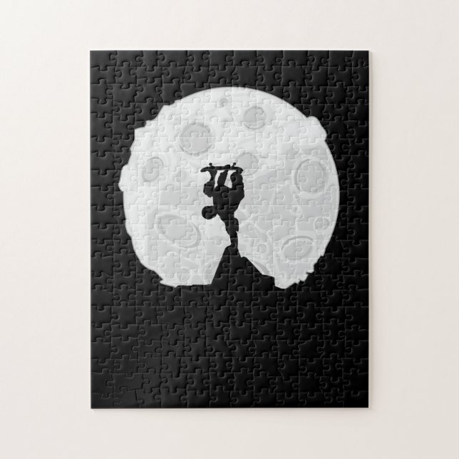 Skater Moon Jigsaw Puzzle (Vertical)