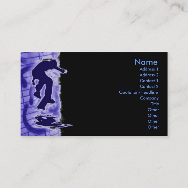 Skater Profile Card (Front)
