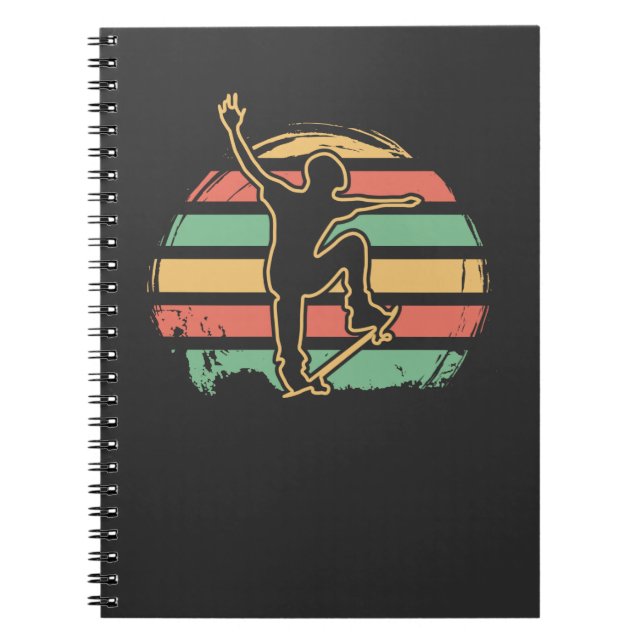Skater Retro Notebook (Front)