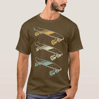 Skater Retro Skateboard Style Skate Hobby Skateboa T-Shirt