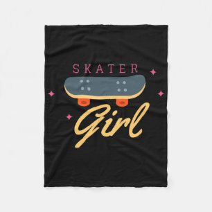 Skater Skateboard Skateboarding For Girl Gift Quot Fleece Blanket