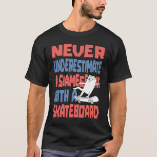 Skater Skateboarding Skateboarder Skateboard Cat T-Shirt