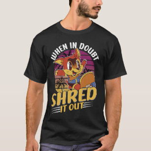Skater Skateboarding Skeleton On Skateboard Old Sc T-Shirt