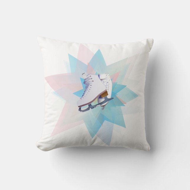 Skater Star Throw Pillow (Front)