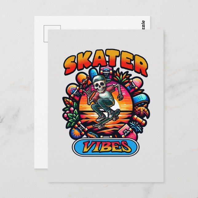SKATER VIBES! POSTCARD (Front/Back)
