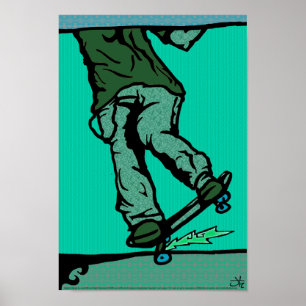 skaters2-aqua poster