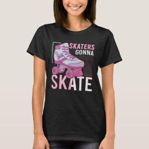 Skaters Gonna Skate  Vintage Roller Skating  3 T-Shirt