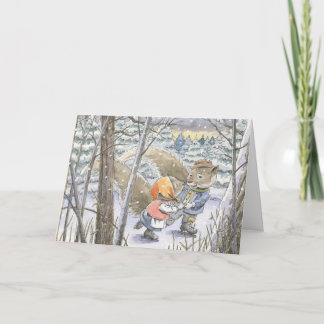 "Skaters Waltz" Christmas Card