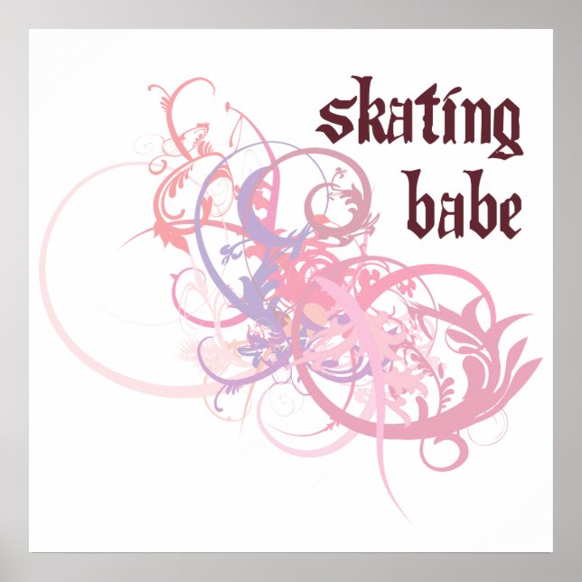 Skating Babe Poster (Front)