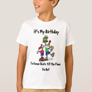 Skating Birthday Tshirt