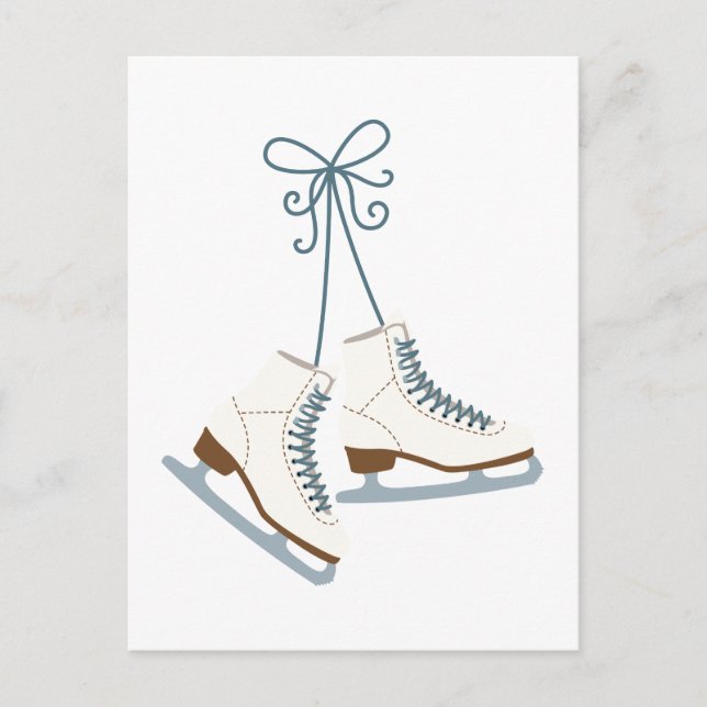 Skating Boots Postcard (Front)