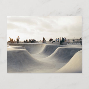 Skating course postcard