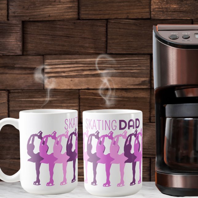 Skating DAD figure skating Synchronized Group Coffee Mug (Creator Uploaded)