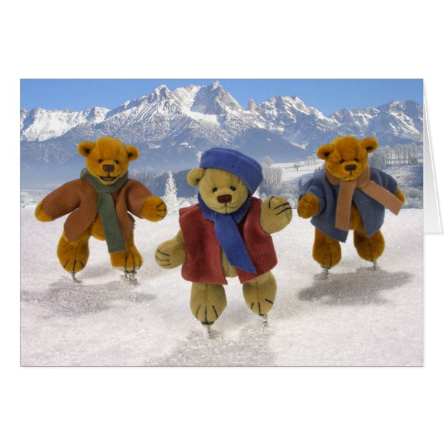 Skating Dinky Bears (Front Horizontal)
