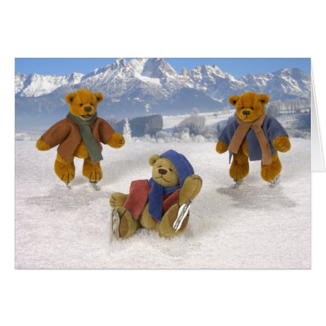 Skating Dinky Bears (Front Horizontal)