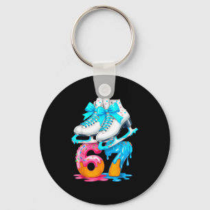Skating Ice Cream Drip Number 67 Player 67th Birth Keychain