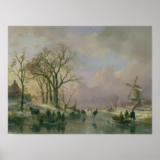 Skating in Holland Poster (Front)