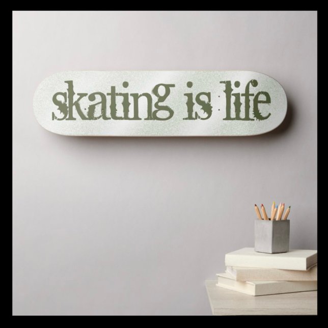 Skating Motto Skateboard (Creator Uploaded)