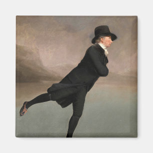 Skating on Duddingston Loch by Henry Raeburn Magnet