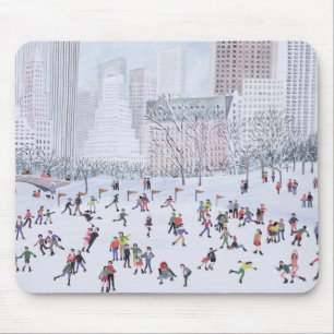 Skating Rink Central Park New York 1994 Mouse Pad