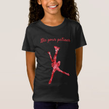 Skating T-shirt - Red Stars Skating