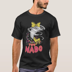 Skating Tornado With Big Bow Art T-Shirt
