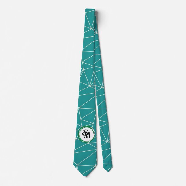 Skaymarts | Customized Business Logo Boho Pattern Tie (Front)
