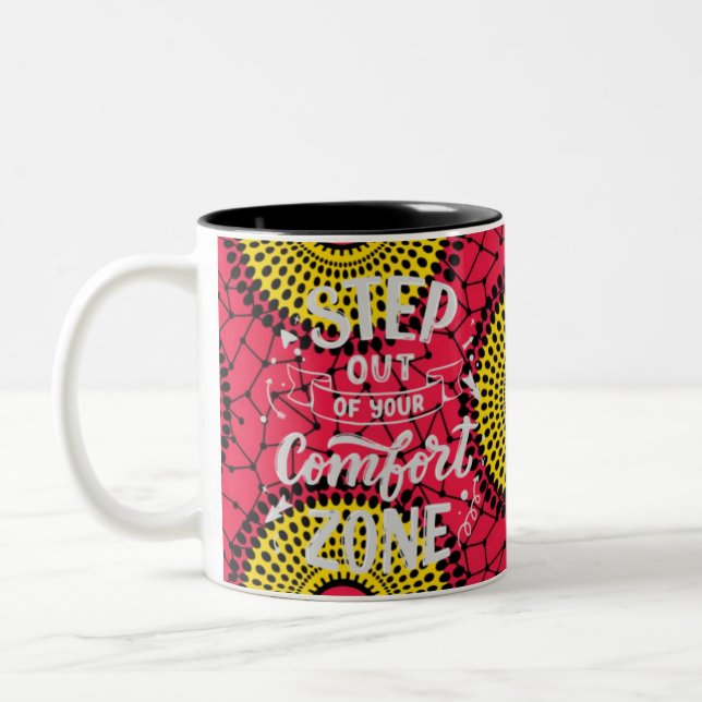 SKAYMARTS | Grey Calligraphic Afriprints Mug  (Gauche)