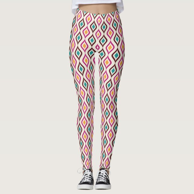 SKAYMARTS | Leggings de conception Boho multicolor (Devant)
