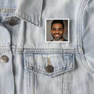 Skaymarts | Photo Congrats Grad Custom Class 20XX 2 Inch Square Button