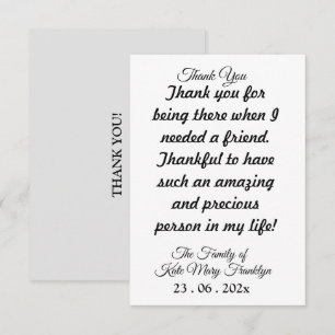Skaymarts   Special Thank You Script Card