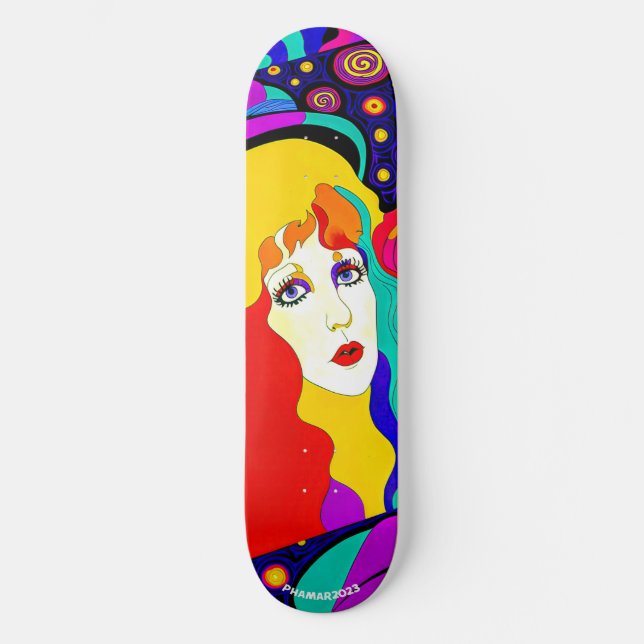 SKB_003 Pop Art Skateboard Deck (Front)