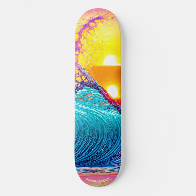 SKB_008 Ocean Art  Skateboard Deck (Front)