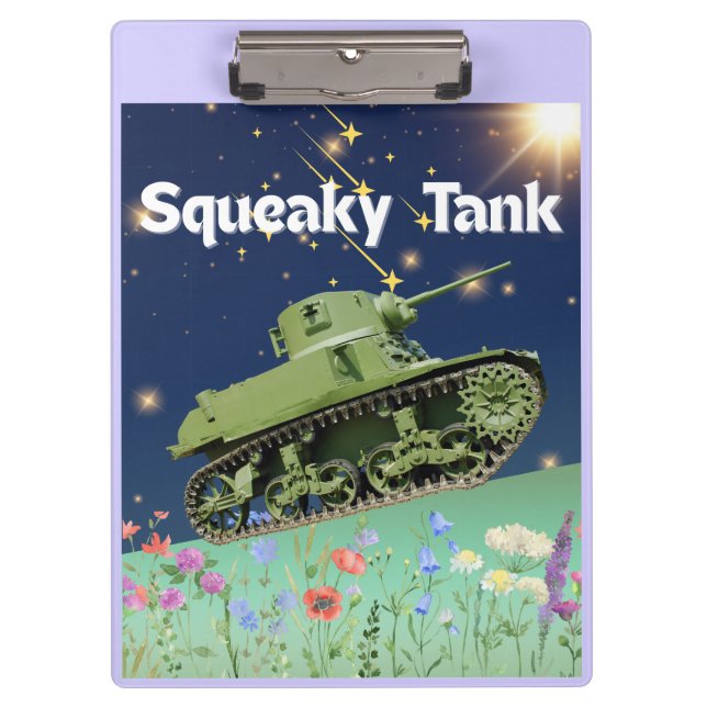 Skeaky Tank Clipboard (Front)