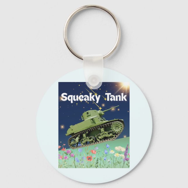 Skeaky Tank Keychain (Front)