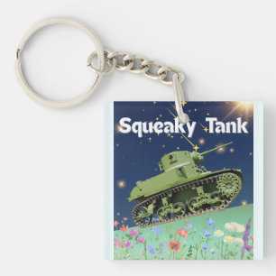 Skeaky Tank Keychain