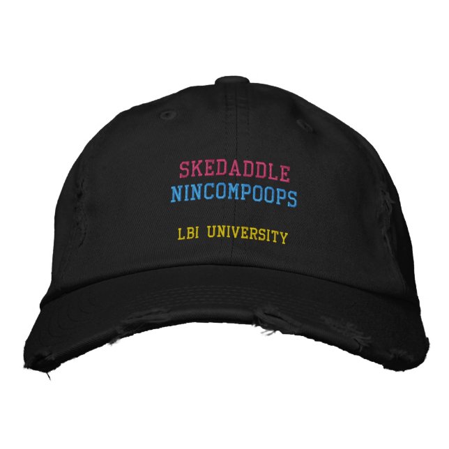 SKEDADDLE NINCOMPOOPS Hat (Front)