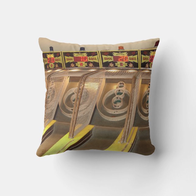 SKEE BALL! THROW PILLOW (Back)