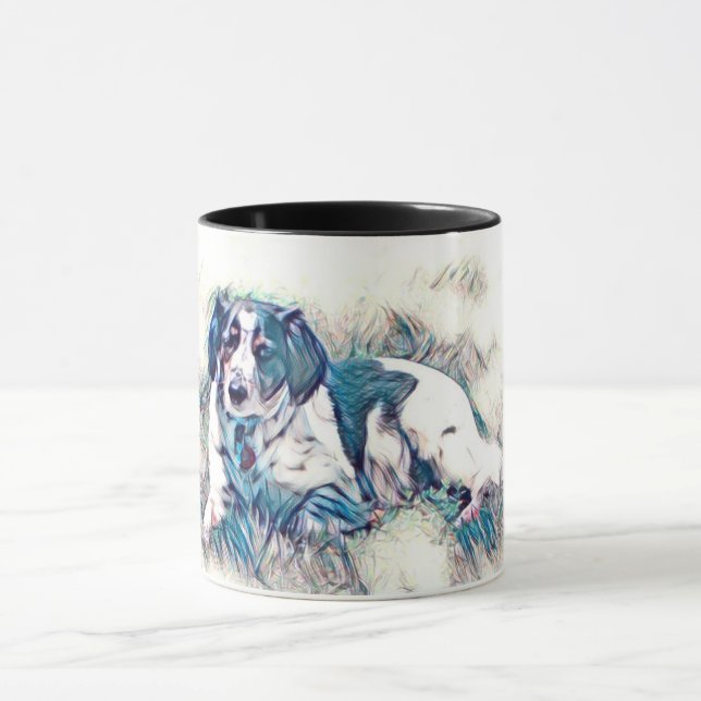 Skeeter la tasse de café de chien (Centre)