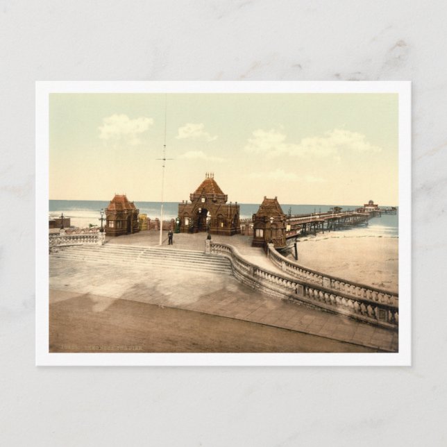 Skegness Pier, Lincolnshire, England Postcard (Front)