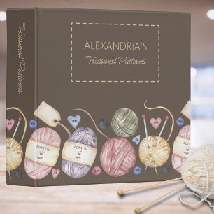 Skeins & Needles Treasured Patterns Binder